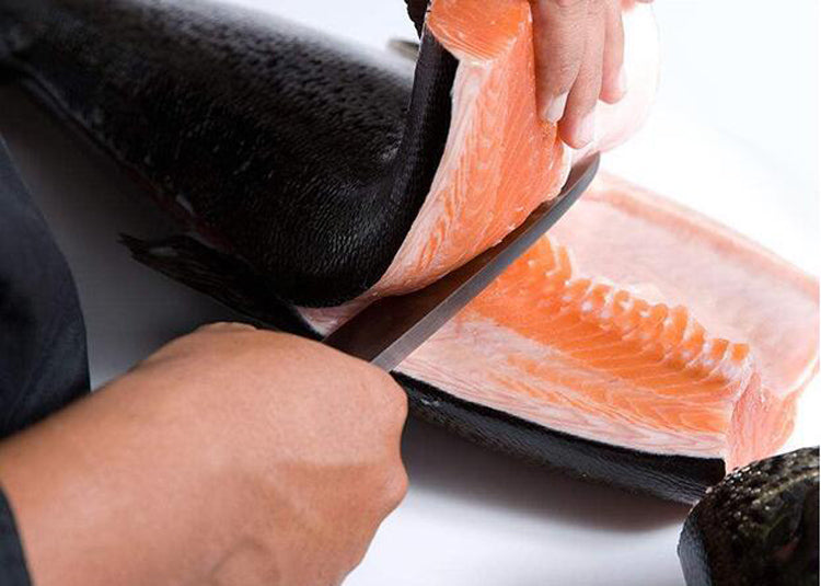 KD German Stainless Steel Sashimi Sashayed Salmon Sushi Knife Fillet Knives