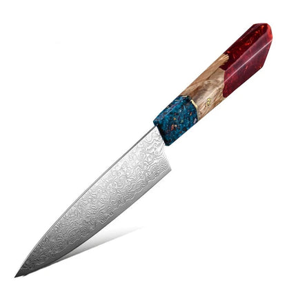 KD Japanese 5.5'' Damascus Knives Chef Knives with Gift Box