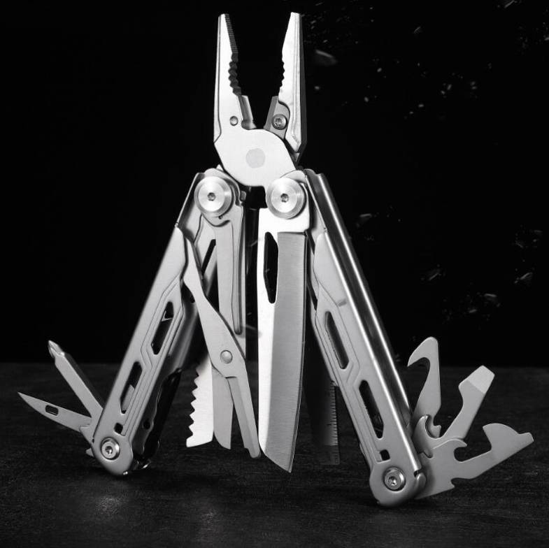 KD Multi Folding Pocket Knife Plier Multi-purpose Camping Tools Set