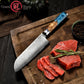 KD Santoku Kitchen Knife 67 Layer Damascus VG10 Steel with Gift Box