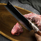 KD Serbian Handmade Forged Kitchen Knife Chopper Cutting Chef Kitchen Knife Set Butcher Knives Tools