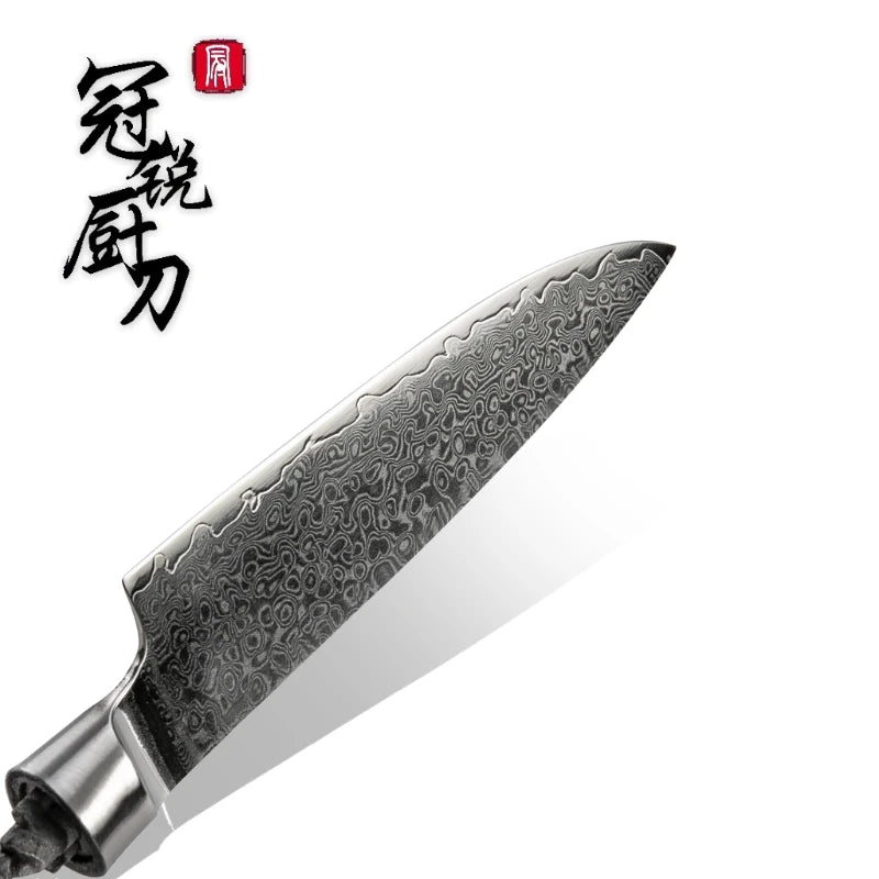KD Damascus Knife Blank Blade VG10 Japanese Damascus Steel DIY Tools