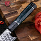KD Handmade Santoku Knife 110 Layers Damascus Knives with Gift Box