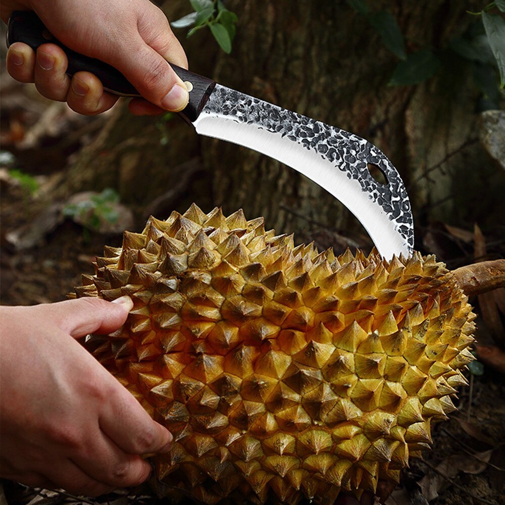 Meat Slicing Knife Field Portable Machete Sickle Camping Sugarcane Peeling Fruit Knife