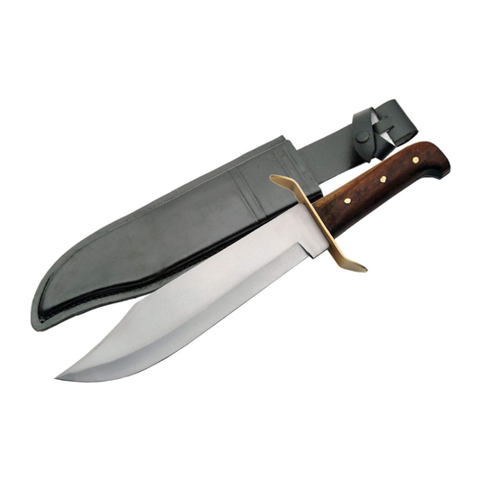 KD Hunting Knife Classic Wood Handle Outdoor Survival Knife