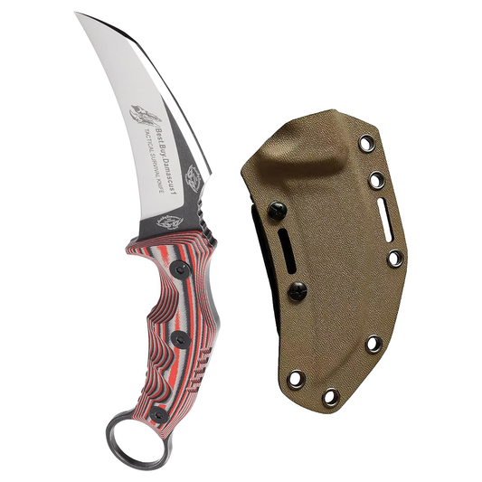 KD Hunting Knife with Kydex Sheath Prime Quality