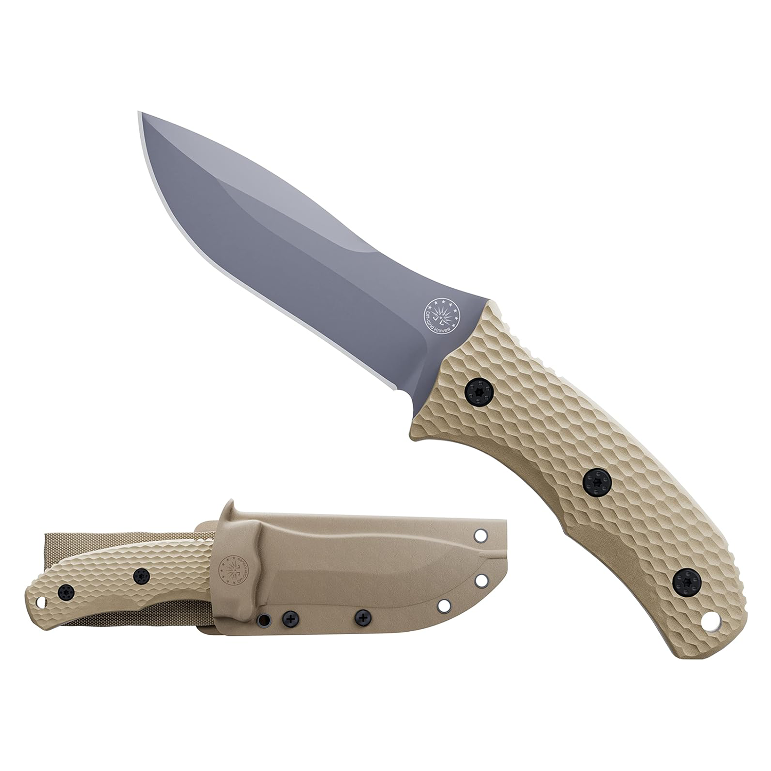 KD Hunting Knife with Kydex Sheath is suitable for Camping