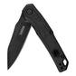 KD Pocket Folding Knife Assisted Opening Black Blade & Handle