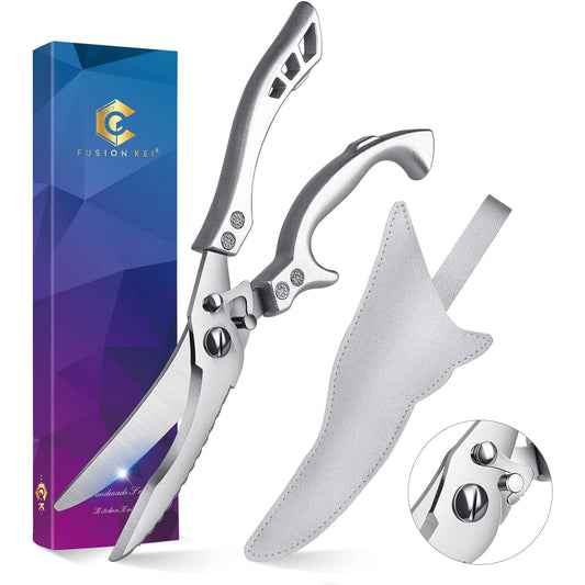 KD Scissors Heavy Duty Stainless Steel With Protective Sheath Gift Box