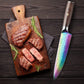 KD Chef Knife Wood Handle Kitchen Knife with Sheath & Gift Box