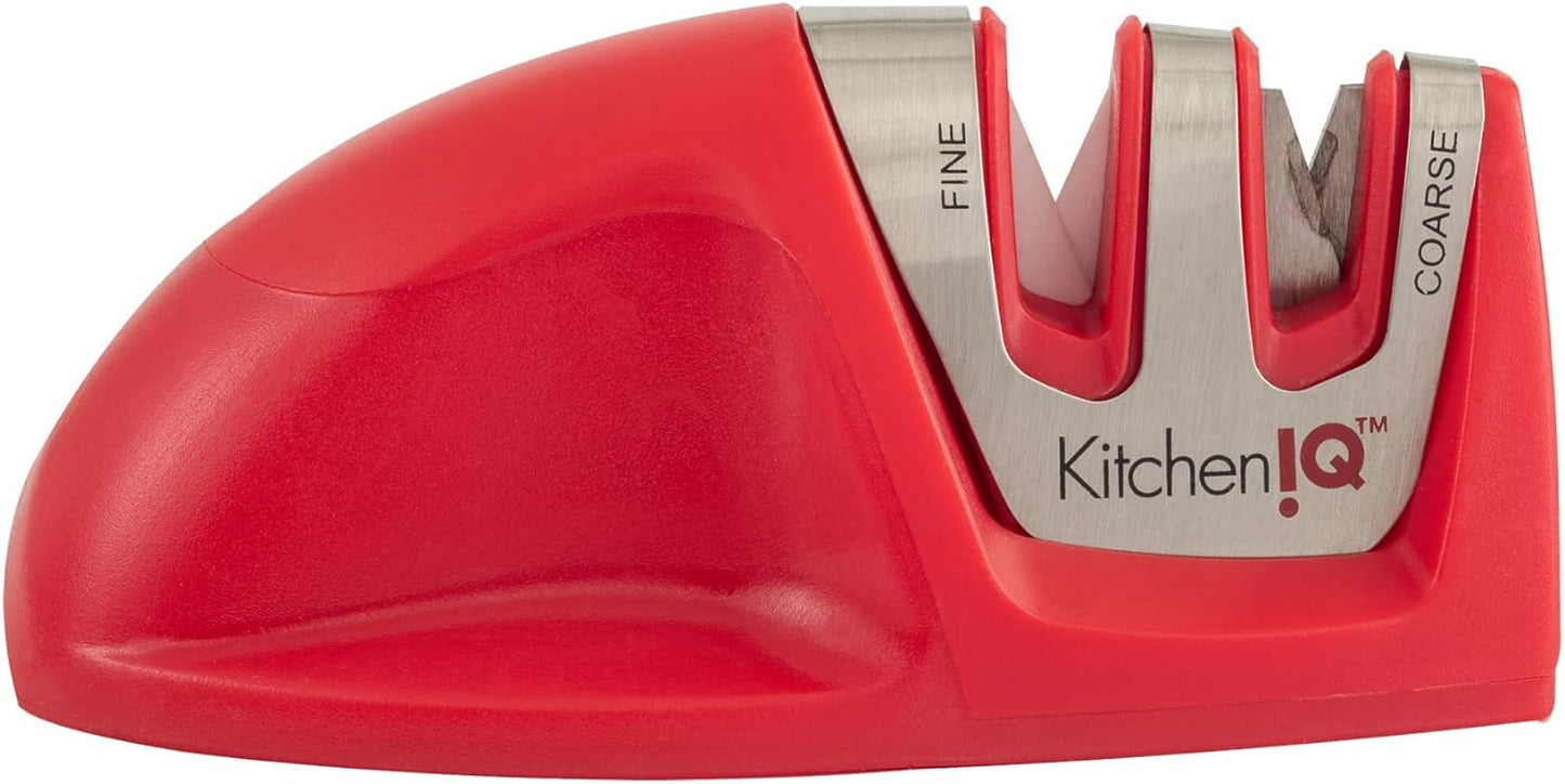 KD Edge Grip 2-Stage Knife Sharpener Compact for Easy Storage Stable