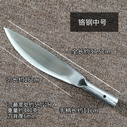 Stainless Steel Thickened Boning Knife Butcher Sheep Slaughter Knife Multifunctional Chef Knife