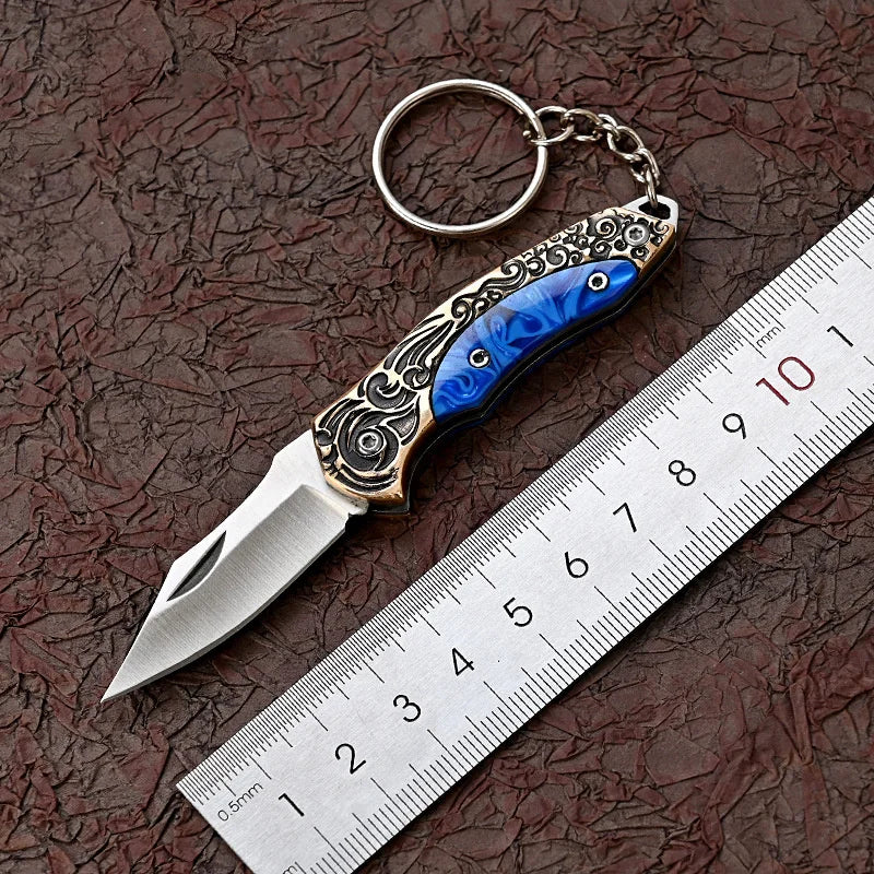 KD Mini Folding Pocket Knife Outdoor Survival Camping Tool