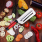 Vegetable Slicer Double 2 Slice Blade Slicing Knife Fish Scale Cleaner Knives