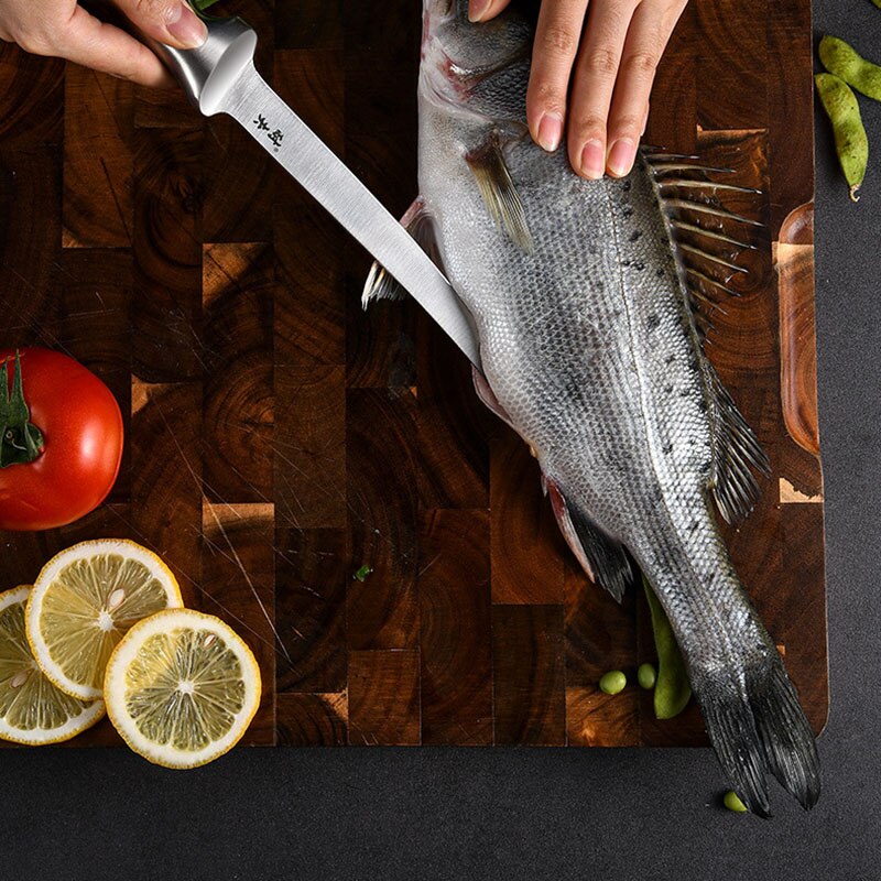 KD Germany Fish Boning Knife Segmentation Butcher Knife Meat Cleaver Chef Cooking Kitchen Tools