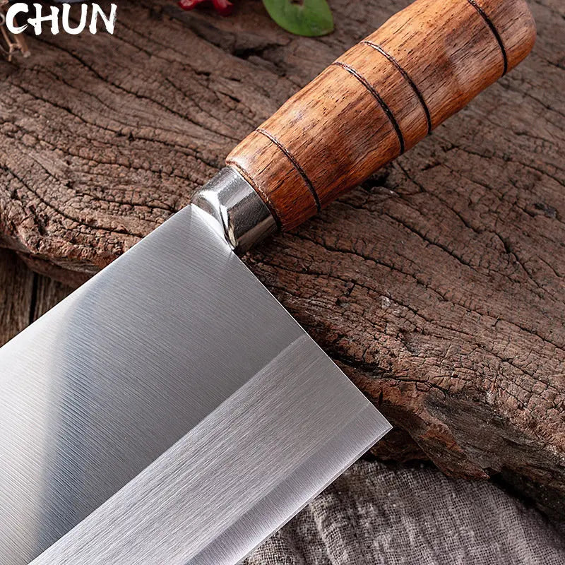 KD 8" Cleaver Chef Knife Meat Vegetable Stainless Steel Cleaver Knife