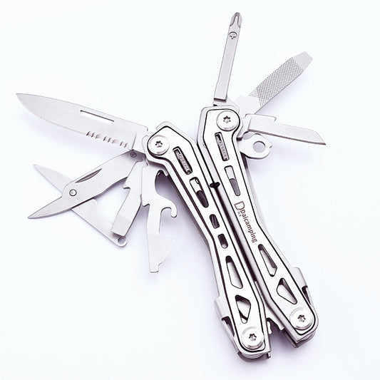 KD Multifunctional 7CR17MOV Folding Knife Essential Camping Multi Tool Pocket Knife