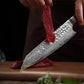 KD Damascus Steel Japanese Kiritsuke Chef Knife Meat Fish Kitchen Knife