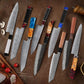 KD DIY Octagonal Handles and Damascus Steel Kiritsuke Chef Knife Blades