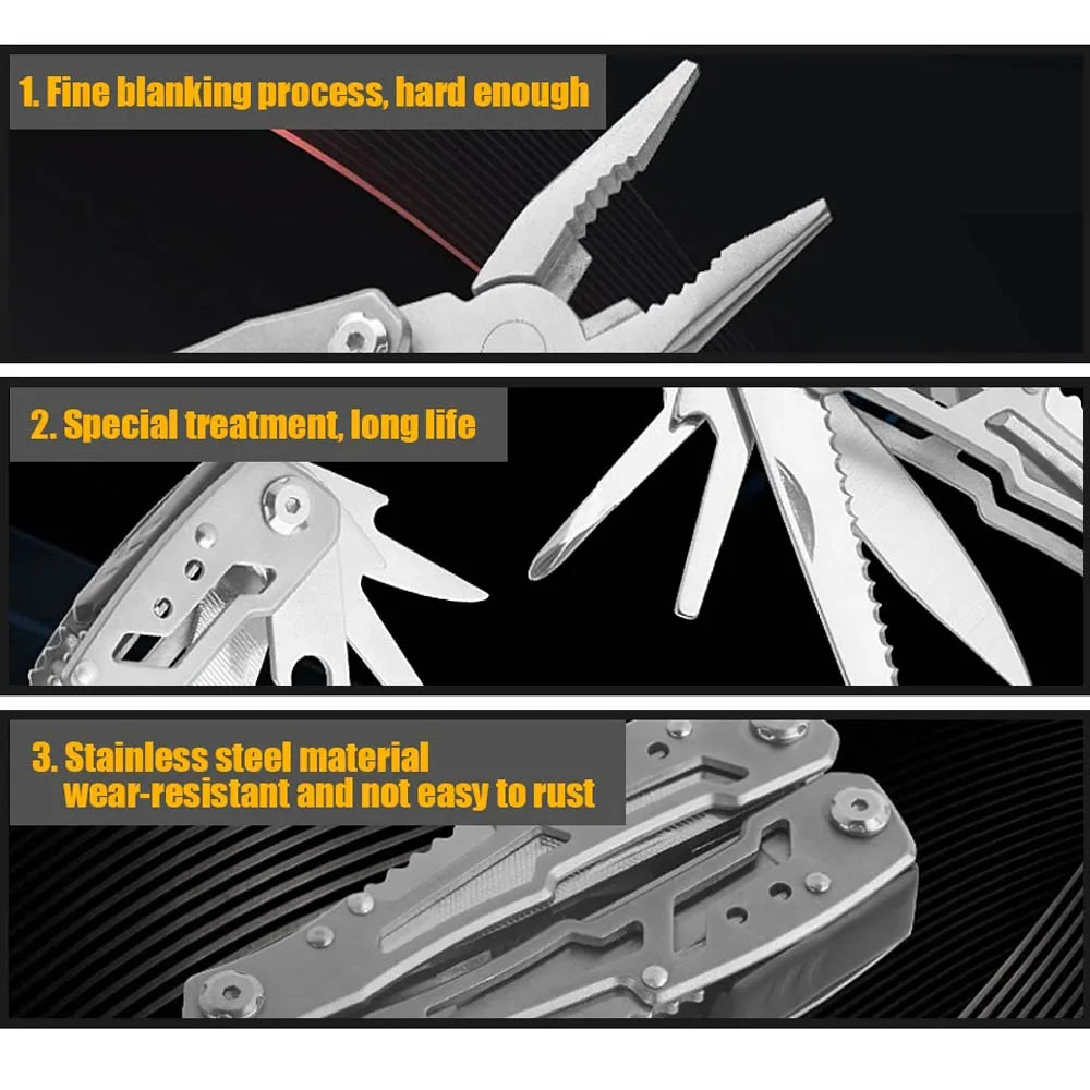 KD Multifunction Mini Pliers Pocket Knife