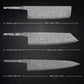 KD Japanese Chef Knives Set Blank Blade DIY Damascus Steel VG10