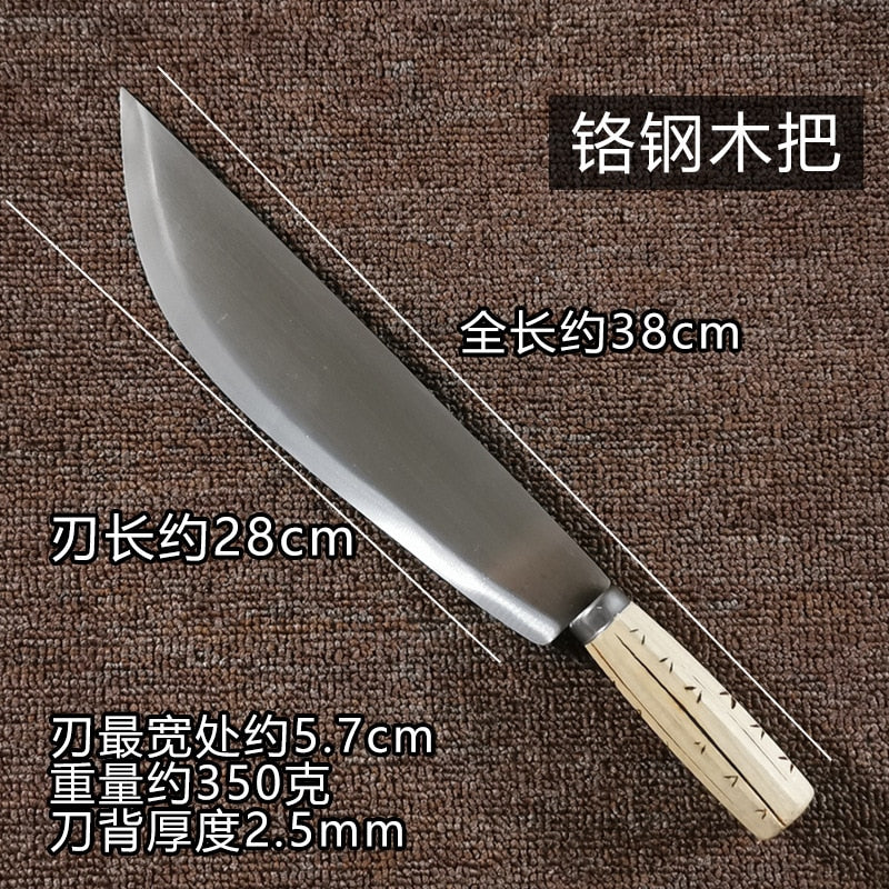 Stainless Steel Thickened Boning Knife Butcher Sheep Slaughter Knife Multifunctional Chef Knife
