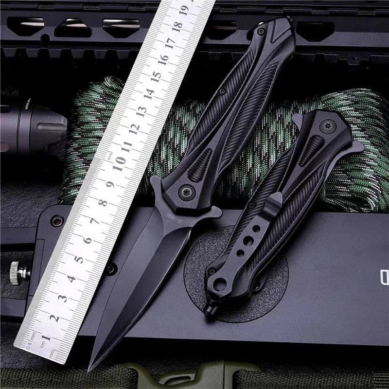 KD Folding Pocket Knife Outdoor Hunting Camping Knife