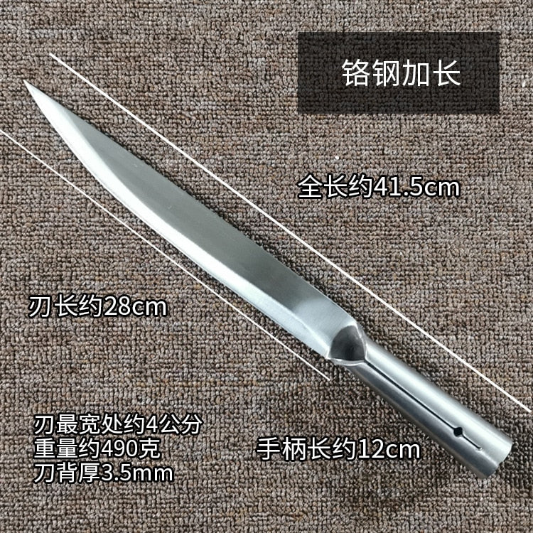 Stainless Steel Thickened Boning Knife Butcher Sheep Slaughter Knife Multifunctional Chef Knife