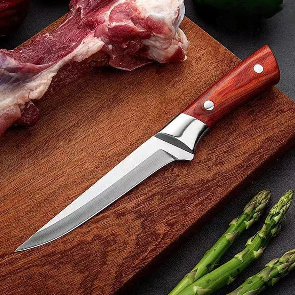 KD Boning Kitchen Knife Fillet Bone Meat Fish Chef Knife with Sheath