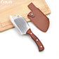 KD Cleaver Knife Sharp Blade Fish-like Chef's Knife Outdoor Cooking Barbecue Knife with Case