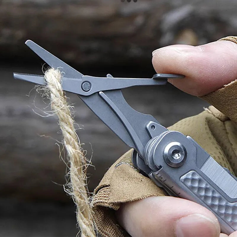 KD 11 in 1 Mini Multi-tool Folding Pocket Knife EDC Tactical
