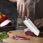 KD Japanese Chef Knife 5.5 Inch Stainless Steel Hammer Pattern Forged Vegetable Knife Wood Handle