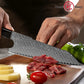 KD Kiritsuke Knife Japanese Damascus Steel Kitchen Chef Knife