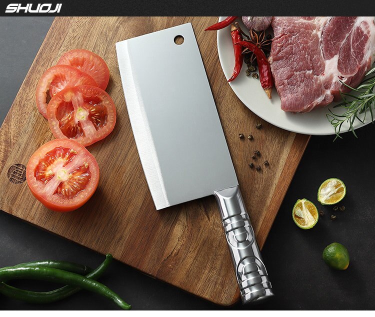 Stainless Steel  Chopping Kitchen Knife Chef Butcher Knives Fish Meat Vegetables