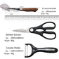 Stainless Steel Kitchen Knives Set Tools Forged Kitchen Knife Scissors Ceramic  Gift Case