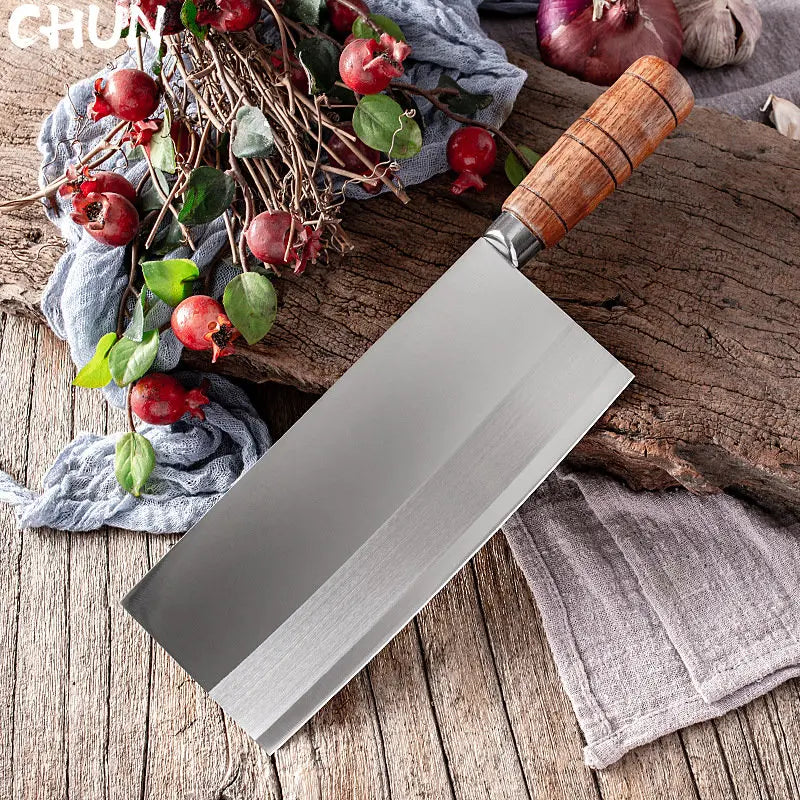 KD 8" Cleaver Chef Knife Meat Vegetable Stainless Steel Cleaver Knife