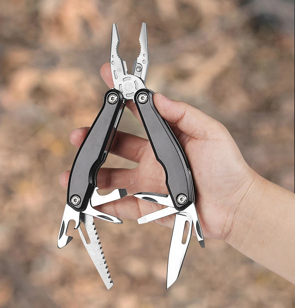 KD Multifunctional Pliers Multi-tool Pocket Knife Portable Purpose Folding  Repair Tools