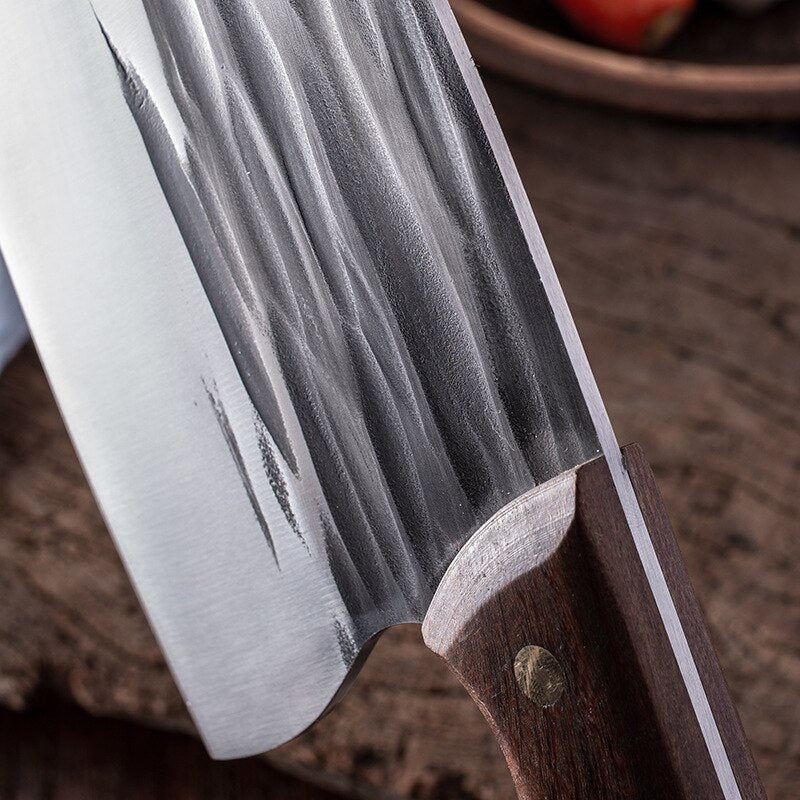 Forging Kitchen Knife Hammer Round Head Household Fish Killing Knife  Chef-specific Cutting Ladies Chopping Knife Kitchen Knife