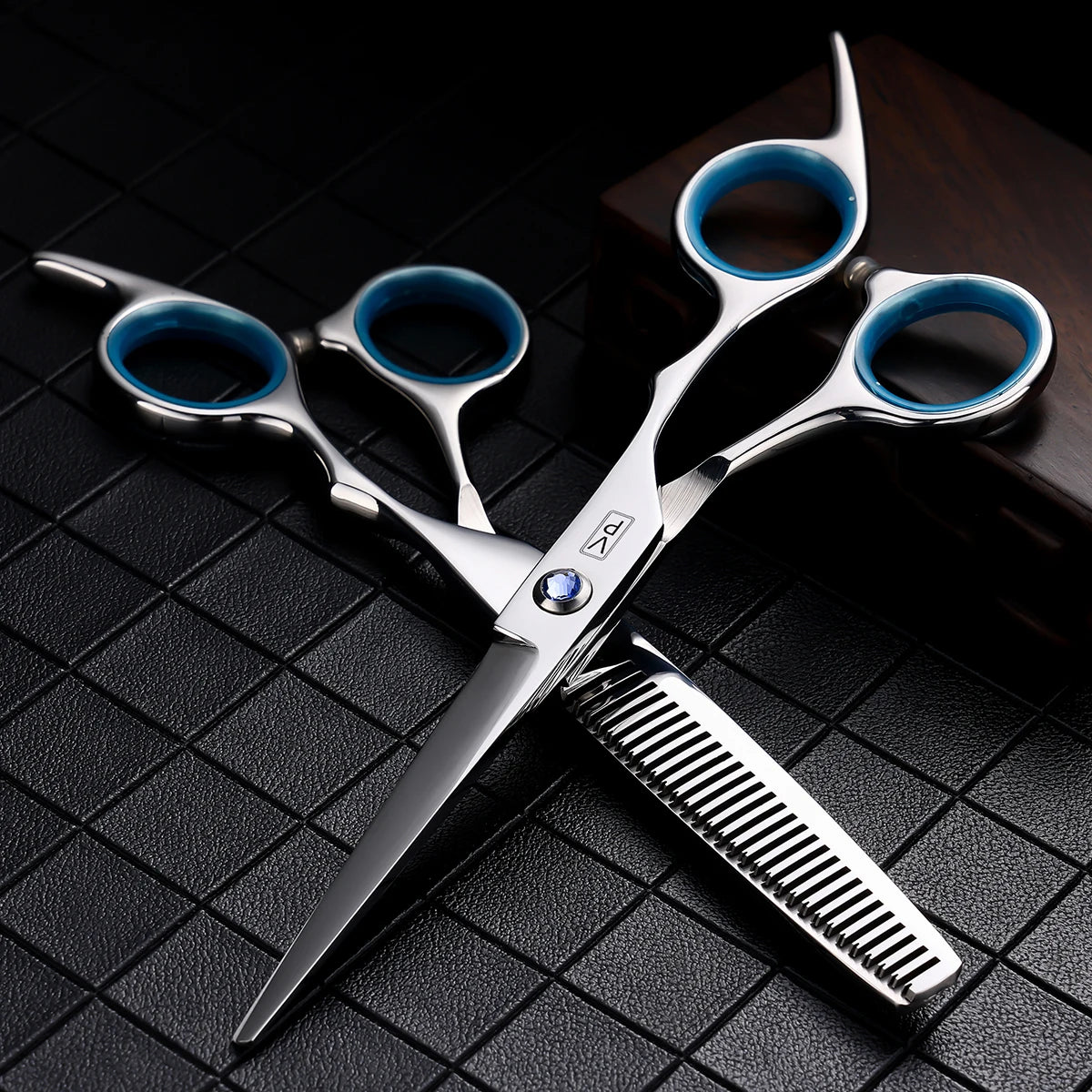 KD Haircut Scissors 6 Inch Barber Shop Hairdresser's Cutting Thinning Tools