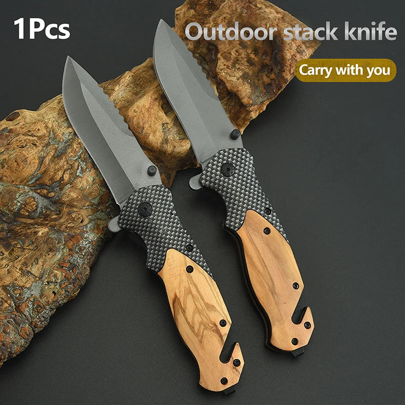 KD Folding Knife Portable Camping Knife Outdoor Camping Knife – Knife ...