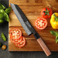 KD Japanese Damascus Steel Kiritsuke Kitchen Knife with Different Handles