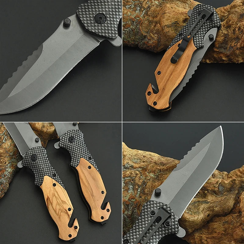 KD Folding Knife Portable Camping Knife Outdoor Camping Knife