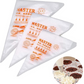 100/50/20pcs Disposable Pastry Bags Cake Cream Piping Bag for Cake Design