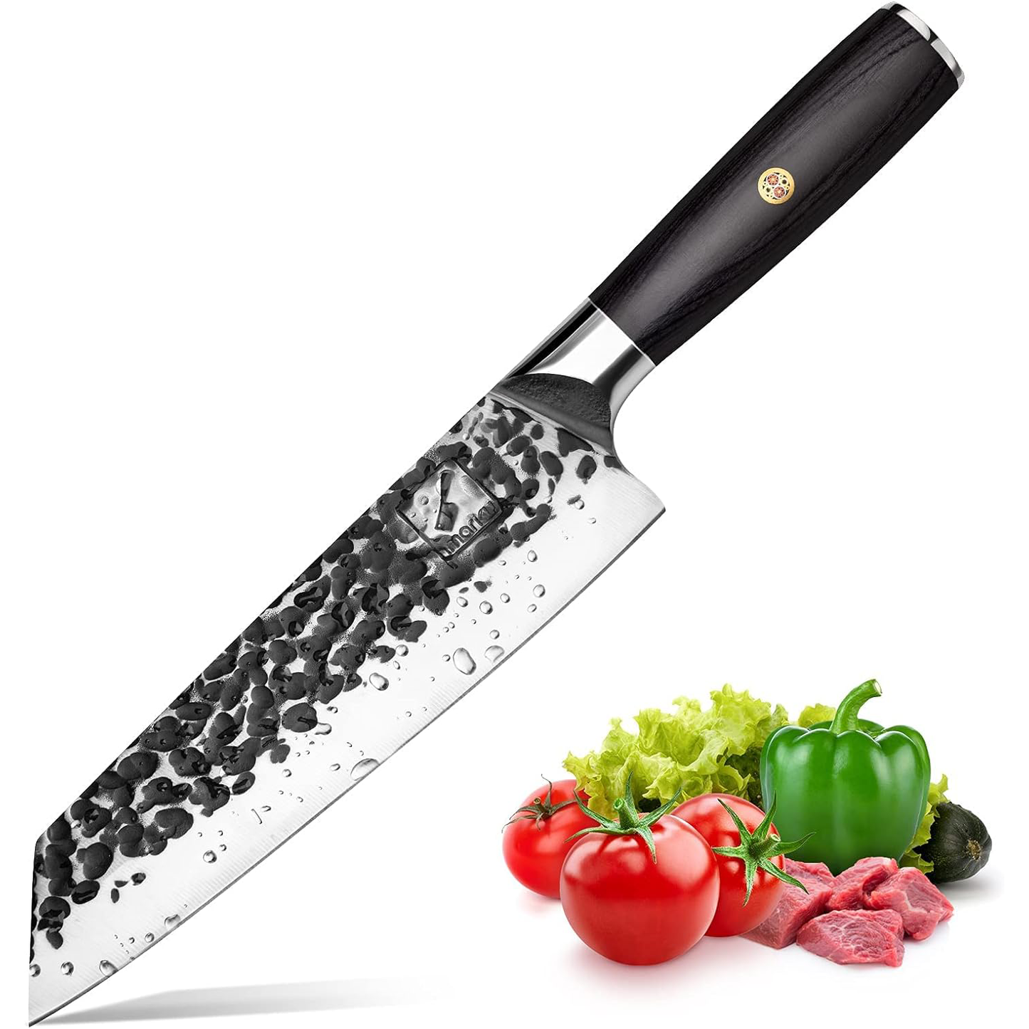 KD Japanese Kiritsuke Kitchen Knife 7.5" High Carbon Steel