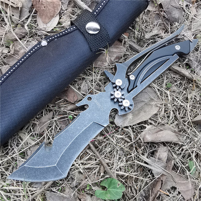 KD Mechanical Hunting Knife Vehicle Camping Knife Tools