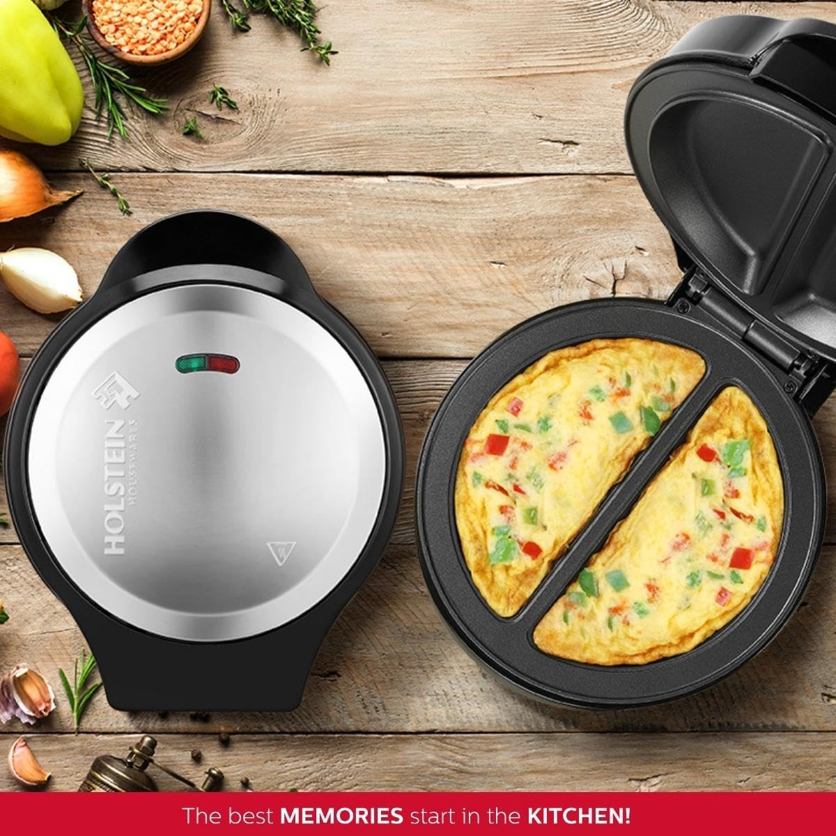 KD Non-Stick Omelet Frittata Maker 2 Individual Portions
