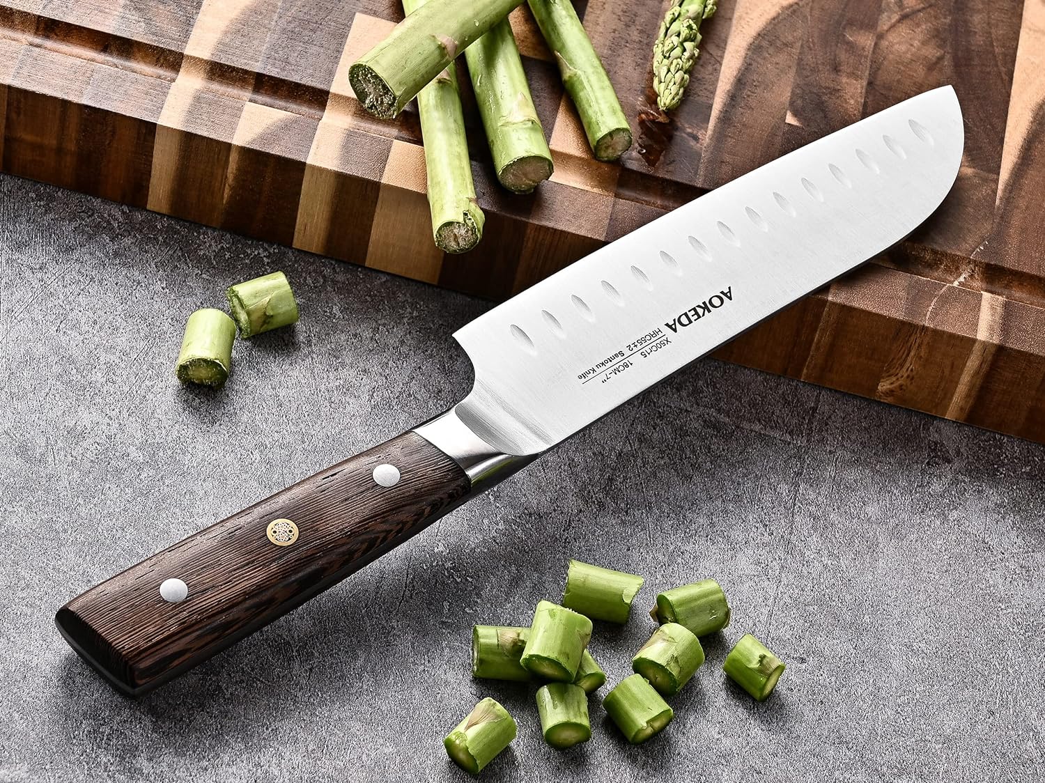 KD 16-Piece Kitchen Knife Set with Block German Steel