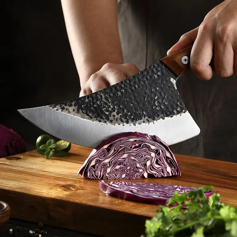 KD High Carbon Steel Kitchen Butchering Knives Boning Knife