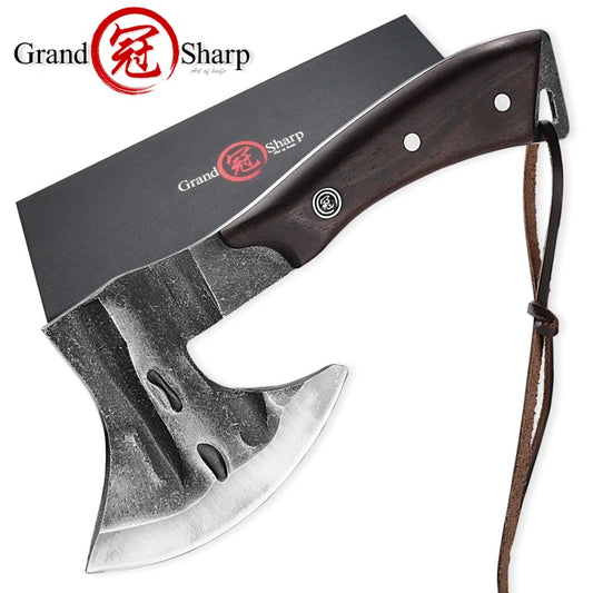 KD Chef's Boning Knife Hand Forged Axe Bones Chopping Tool 