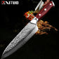 KD 8 inch 67 layer Japanese Damascus steel chef knife kitchen cooking knife
